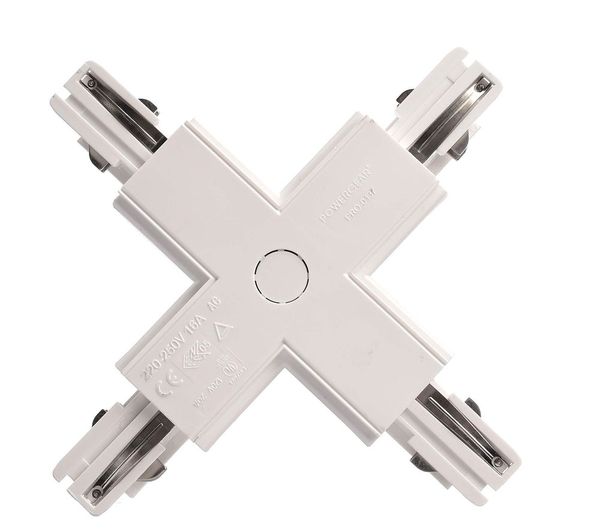 Deko-Light Schienensystem 3-Phasen 230V, D Line X-Verbinder links-links-rechts-rechts 710033