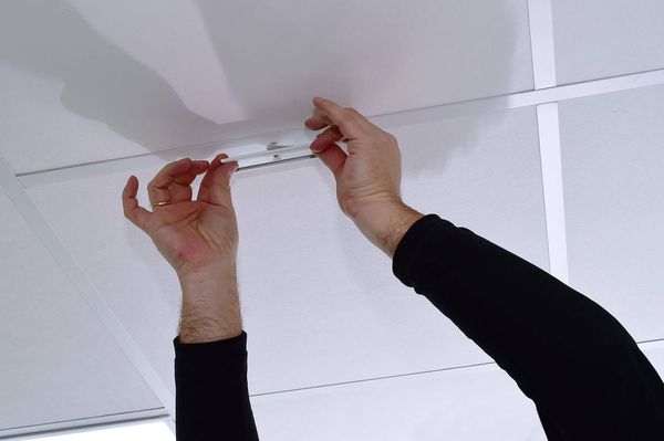 Deko-Light Schienensystem 3-Phasen 230V, D Line Rasterdecken Schnellmontageklammer 710051