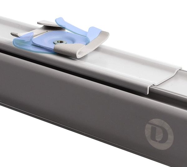 Deko-Light Schienensystem 3-Phasen 230V, D Line Rasterdecken Schnellmontageklammer grau 710052