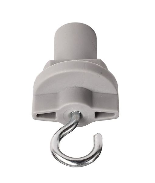 Deko-Light Schienensystem 3-Phasen 230V, D Line Schilderhaken grau 710061