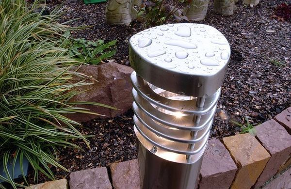 Deko-Light Stehleuchte Estada, silber, E27, max. 11W, IP44 730009