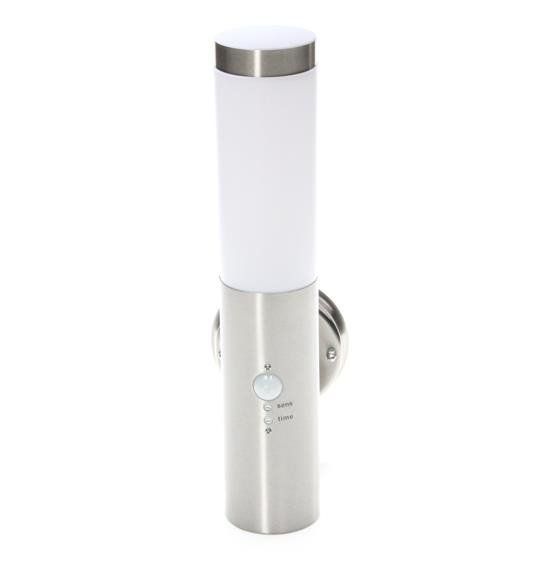 Deko-Light Wandaufbauleuchte Nova II, E27, max. 40W, Edelstahl, silber, IP44 730034