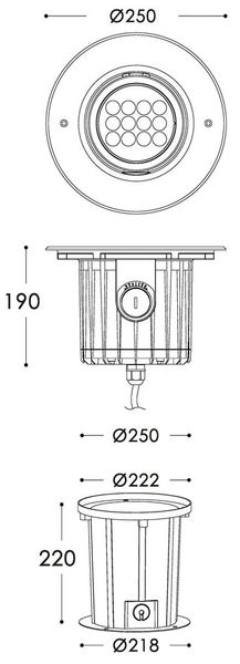 Deko-Light Bodeneinbauleuchte Soft Flex 18, Warmweiß, IP67 730266