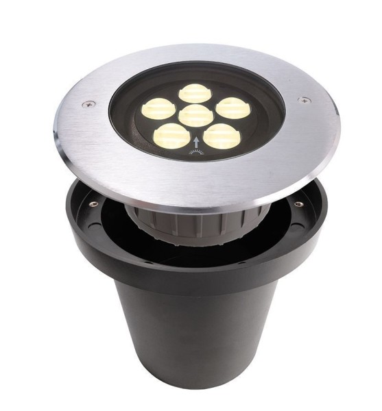 Deko-Light Bodeneinbauleuchte asymmetrisch, Warmweiß, IP67 730289