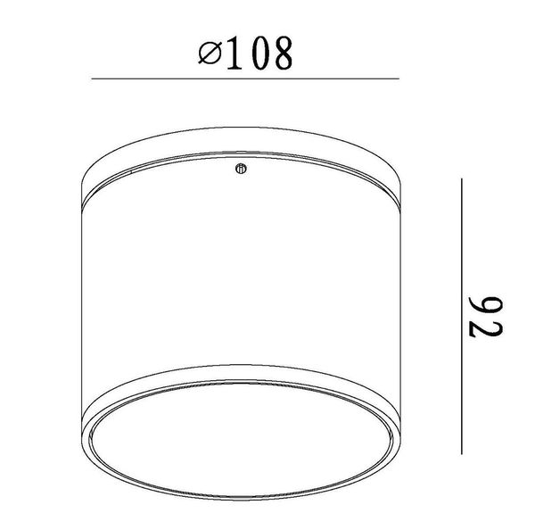 Deko-Light Deckenaufbauleuchte Mob Round I, GX53, max. 9W, anthrazit, IP54 730408
