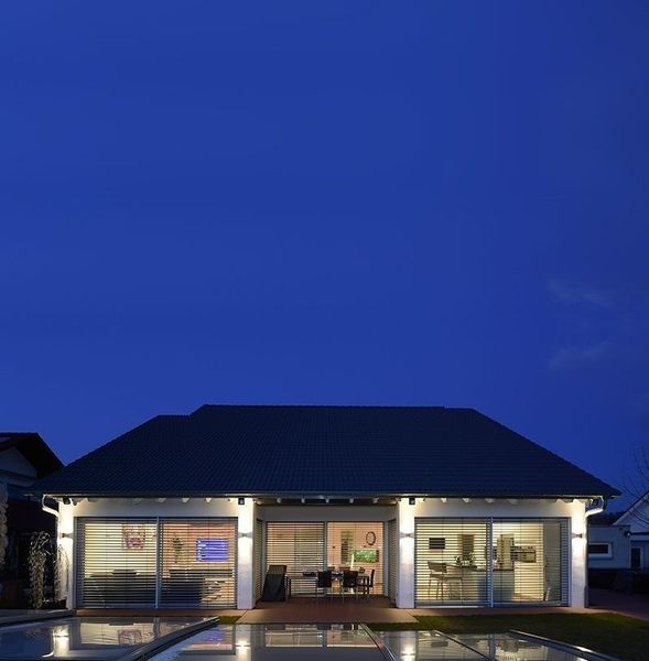 Deko-Light Wandaufbauleuchte Cubodo II Double DG, Warmweiß, dunkelgrau, IP54 731015