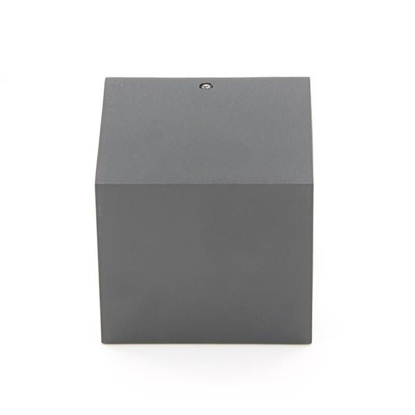 Deko-Light Wandaufbauleuchte Cubodo II Double DG, Warmweiß, dunkelgrau, IP54 731015