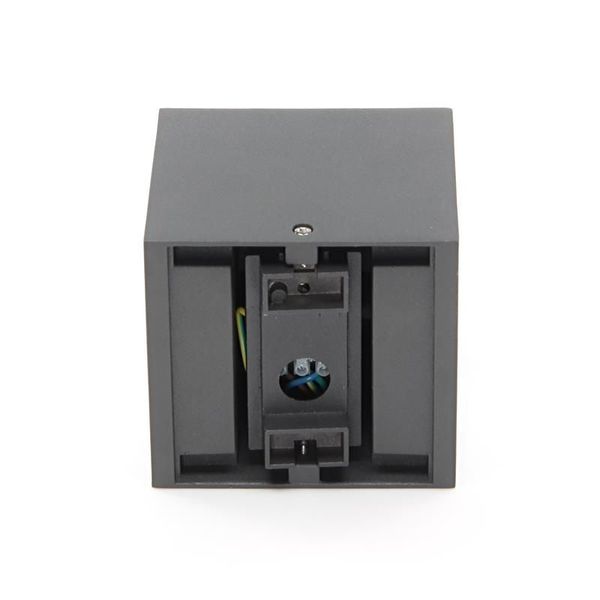 Deko-Light Wandaufbauleuchte Cubodo II Double DG, Warmweiß, dunkelgrau, IP54 731015