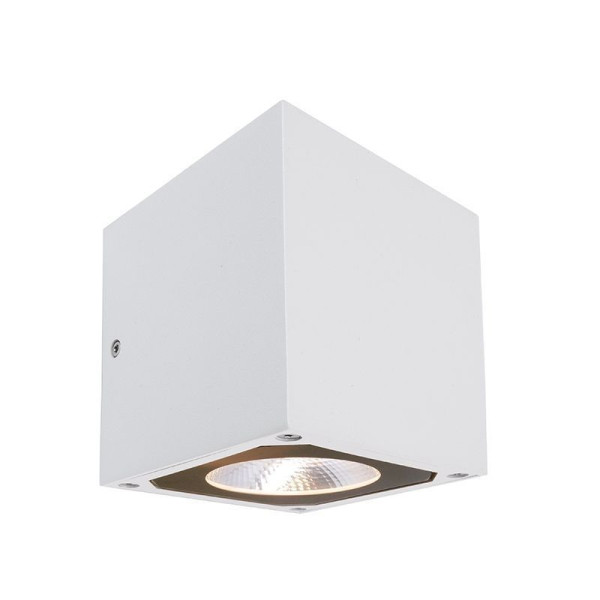 Deko-Light Wandaufbauleuchte Cubodo II Double W, Warmweiß, weiß, IP54 731020