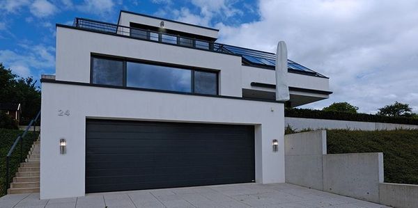 Deko-Light Wandaufbauleuchte Ortis, Warmweiß, dunkelgrau, IP54 731031