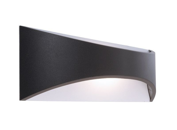 Deko-Light Wandaufbauleuchte Uria 10, Warmweiß, Schiefergrau RAL 7015, IP65 731033
