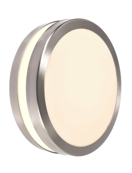 Deko-Light Wandaufbauleuchte Scuti II, E27, 2x max. 11W, Edelstahl, silber, IP44 731053