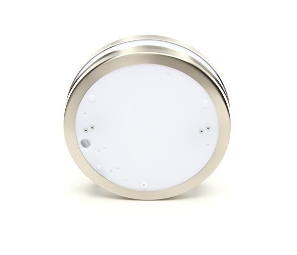 Deko-Light Wandaufbauleuchte Scuti II, E27, 2x max. 11W, Edelstahl, silber, IP44 731053