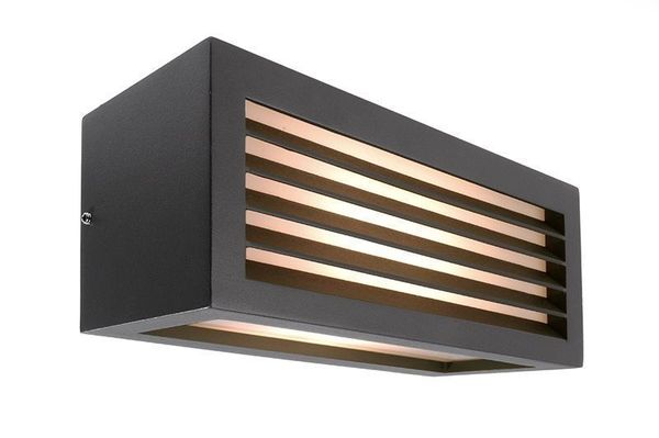 Deko-Light Wandaufbauleuchte Wall Line III, E27, max. 18W, Anthrazit, IP54 731060