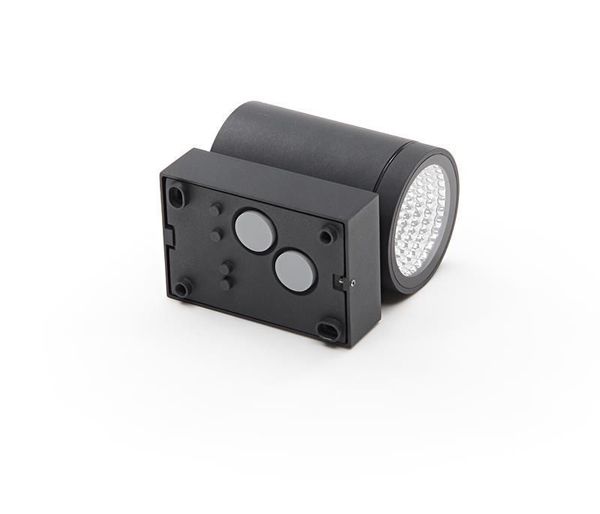 Deko-Light Wandaufbauleuchte Mobby II Single, Warmweiß, Aluminium , IP55 731072