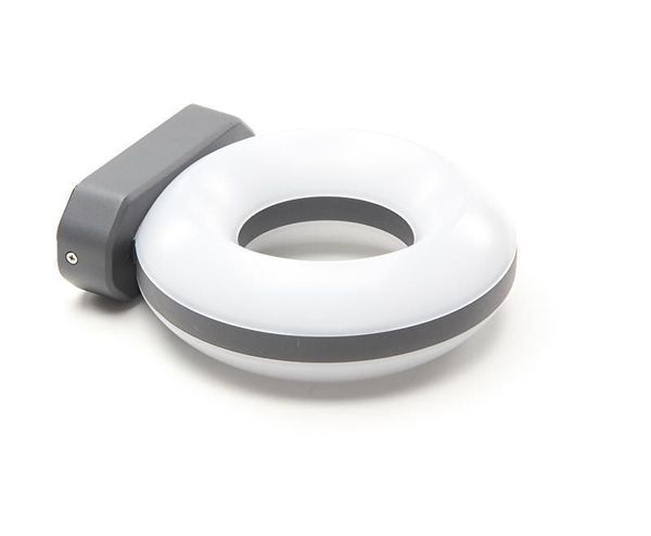 Deko-Light Wandaufbauleuchte Muscae, Warmweiß, Dunkelgrau, IP54 731081