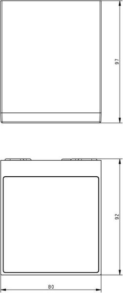 Deko-Light Wandaufbauleuchte Ancha I, Warmweiß, Graphitgrau, IP54 731087