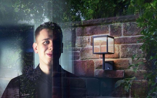 Deko-Light Wandaufbauleuchte Lacertae, Warmweiß, dunkelgrau, IP54 731112