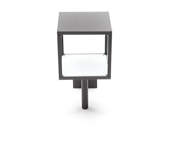 Deko-Light Wandaufbauleuchte Lacertae, Warmweiß, dunkelgrau, IP54 731112