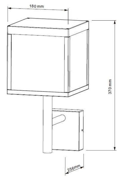 Deko-Light Wandaufbauleuchte Lacertae, Warmweiß, dunkelgrau, IP54 731112