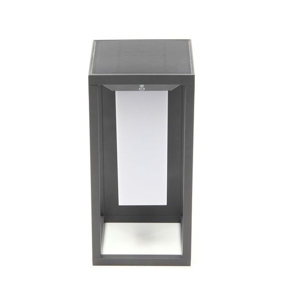 Deko-Light Wandaufbauleuchte Samas Solar, Warmweiß, 3,7V DC, dunkelgrau, IP54 731122