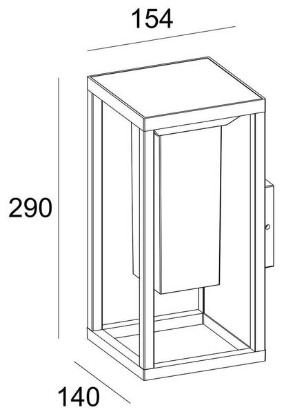 Deko-Light Wandaufbauleuchte Samas Solar, Warmweiß, 3,7V DC, dunkelgrau, IP54 731122