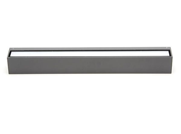 Deko-Light Wandaufbauleuchte Linear II Double, Warmweiß, Dunkelgrau, IP65 731129