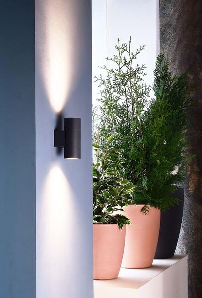 Deko-Light Wandaufbauleuchte Achernar Up and Down, GU10, 2x max. 35W, Aluminium , IP65 731131