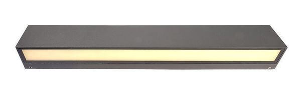 Deko-Light Wandaufbauleuchte Linear I Single, Warmweiß, Dunkelgrau, IP65 731135