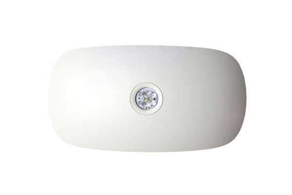 Deko-Light Wandaufbauleuchte Notleuchte Almach für die Beleuchtung von Gängen, Neutralweiß , Weiß, IP42 731142