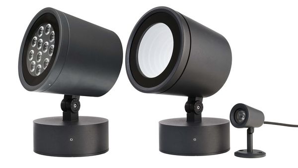 Deko-Light Boden- / Wand- / Deckenleuchte Colt 36W RGBWW, RGB + Warmweißschwarzgrau, 24V DC, IP65 732137