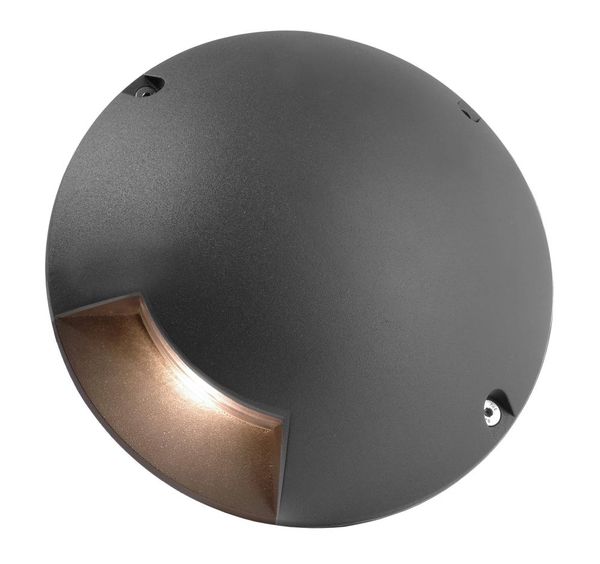 Deko-Light Boden- / Wand- / Deckenleuchte Helios I, Warmweiß, Schiefergrau RAL 7015, IP67 732143