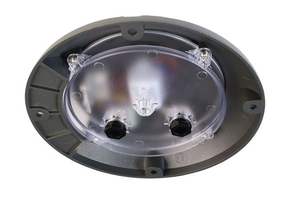 Deko-Light Boden- / Wand- / Deckenleuchte Helios I, Warmweiß, Schiefergrau RAL 7015, IP67 732143