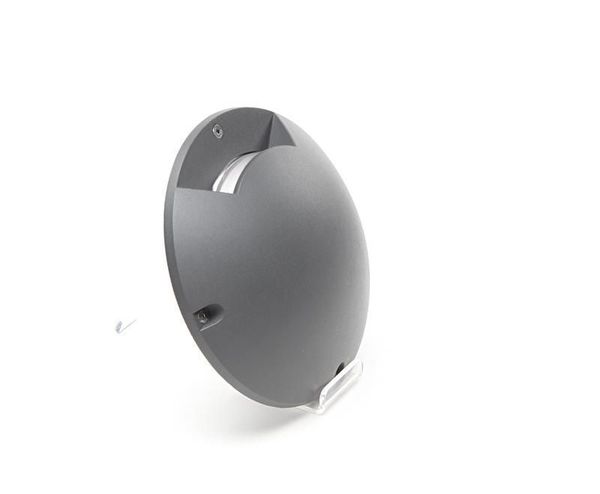 Deko-Light Boden- / Wand- / Deckenleuchte Helios I, Warmweiß, Schiefergrau RAL 7015, IP67 732143