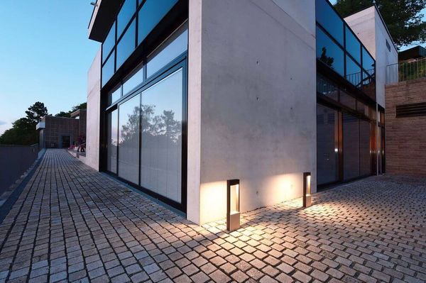 Deko-Light Stehleuchte Chertan 1000, Warmweiß, dunkelgrau,IP54 733045