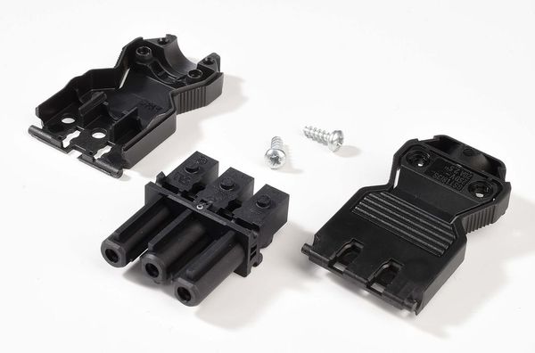 Wieland, Wieland GST18i3 Buchse Verteilerblock, Schwarz, 70mm 800100