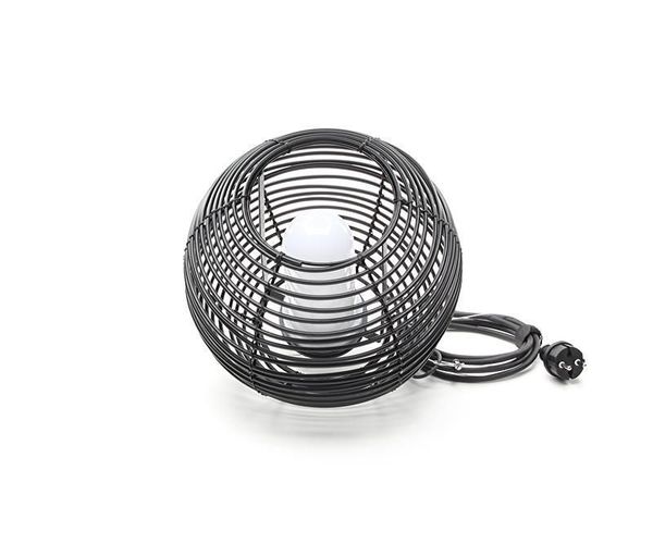 Deko-Light Pendelleuchte Velorum, E27, max. 18W, schwarz, IP44 836020