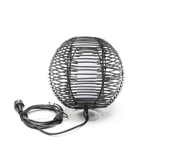 Deko-Light Pendelleuchte Velorum, E27, max. 18W, schwarz, IP44 836020