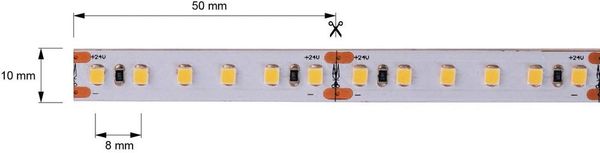 Deko-Light LED Stripe, Streifen, 2835-120-24V-3000K-10m, Warmweiß, 24V DC, 94W, 10000 840291