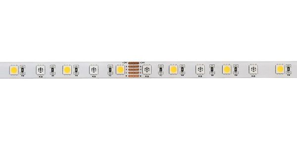 Deko-Light LED Stripe, Streifen, 5050-60-24V-RGB+4000K-5m-Silikon, RGB + Neutralweiß, 24V DC, 65W, IP44 840373