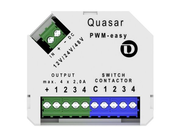 Deko-Light Controller, QUASAR PWM-easy, 12/24/48V DC, 24,00/48,00/960W 843053