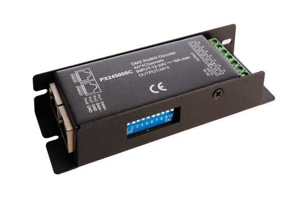 Deko-Light Controller, Dimmer R-DMX 3+1, dimmbar DMX512, 12-24V DC, 384W 843273