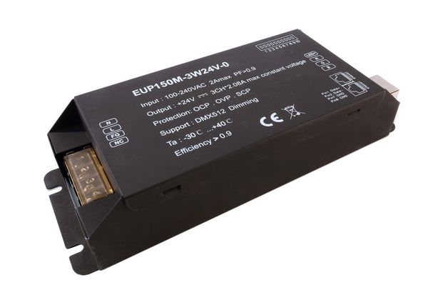 Deko-Light LED-Netzgerät, BASIC, DIM, CV, HV DMX 24V/135W, dimmbar DMX512, 135W 843275