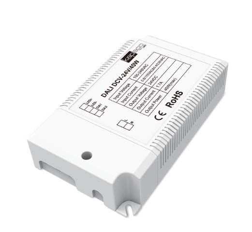 Deko-Light LED-Netzgerät, BASIC, DIM, CV, EUP40D-1W24V-0, dimmbar DALI-Bus Push, 40W 843278