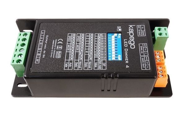Deko-Light Controller, LED Dimmer 4, dimmbar DMX512, 12-24V DC, 288W 843337