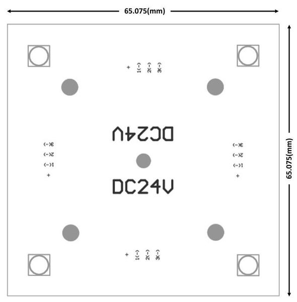 Deko-Light Modular System, Modular Panel II 2x2, 5050, SMD, RGB, 24V DC,65 848005