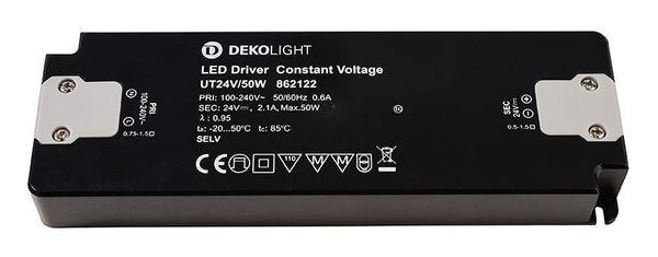 Deko-Light LED-Netzgerät, FLAT, CV, UT24V/50W, 50W 862122