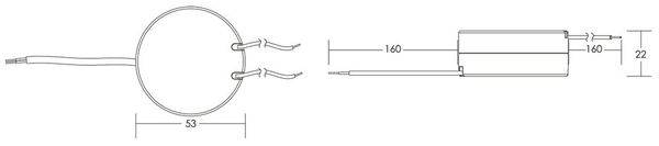 Deko-Light LED-Netzgerät, ROUND, CC, RS500mA/8W, 3-8W 862128
