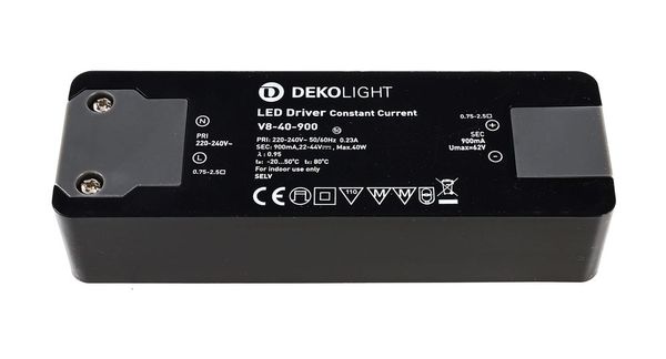 Deko-Light LED-Netzgerät, BASIC, CC, V8-40-900/40W, 19,80-40W 862157