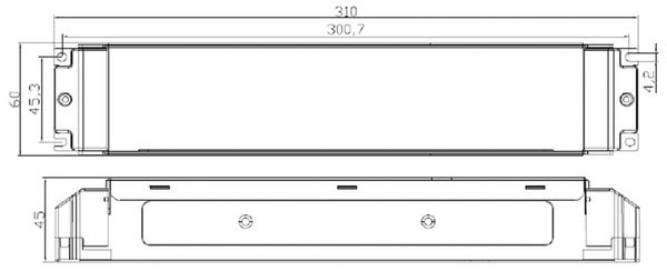 Deko-Light LED-Netzgerät, BASIC, DIM, CV, 200AD-12V, DALI-Bus / Push / 1-10V, dimmbar DALI / Push / 1-10V, 200W 862160